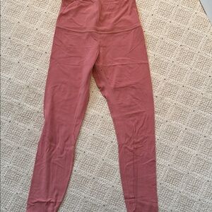 Pink lululemon High-Waisted Leggings